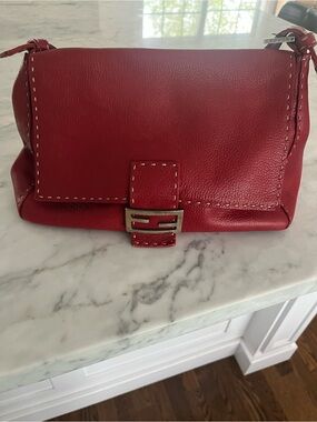 ULTRA RARE FENDI SELLERIA ZUCCA STITCH BAG